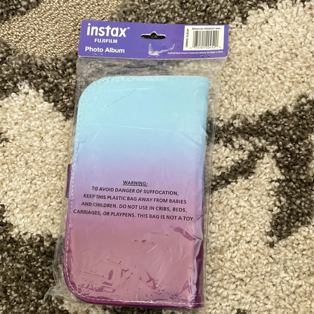 NWT. Ombré Instax Photo Album (Holds 108).